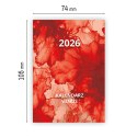 Kalendarz książkowy (terminarz) VENUS A7 Press