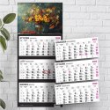 Kalendarz ścienny BUKIET 310mm x 790mm Press