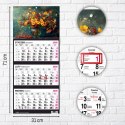 Kalendarz ścienny BUKIET 310mm x 790mm Press