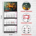 Kalendarz ścienny BUKIET 310mm x 790mm Press
