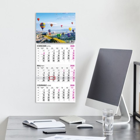 Kalendarz ścienny BUKIET 310mm x 790mm Press Kalendarz ścienny BUKIET 310mm x 790mm Press