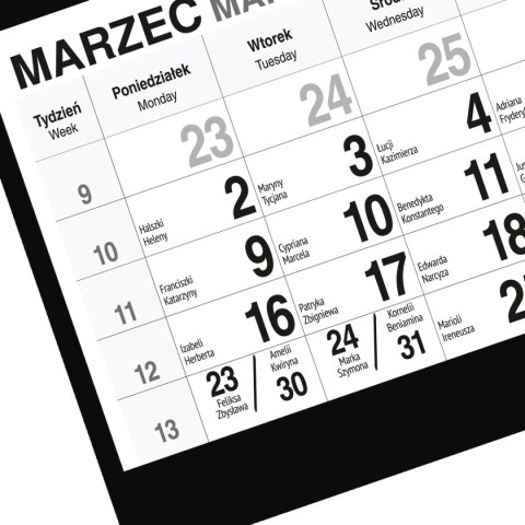 Kalendarz ścienny GÓRY A5 250mm x 450mm Press Kalendarz ścienny GÓRY A5 250mm x 450mm Press