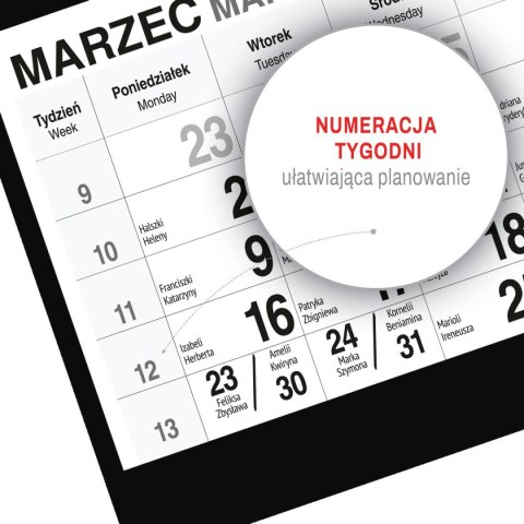 Kalendarz ścienny GÓRY A5 250mm x 450mm Press Kalendarz ścienny GÓRY A5 250mm x 450mm Press