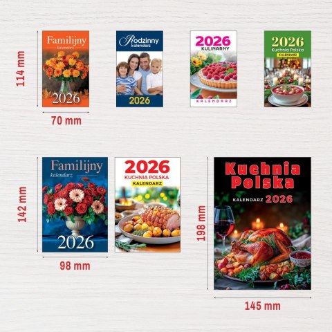 Kalendarz ścienny ZDZIERAK RODZINNYY B7 Press Kalendarz ścienny ZDZIERAK RODZINNYY B7 Press