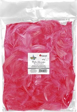 Piórka Craft-Fun Series czerwone Titanum