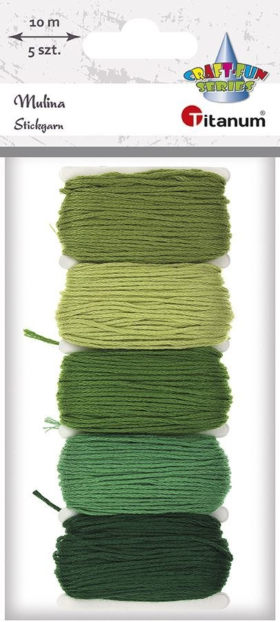 Włóczka Craft-Fun Series Mulina 5 kol. Titanum (2324051-2) Włóczka Craft-Fun Series Mulina 5 kol. Titanum (2324051-2)