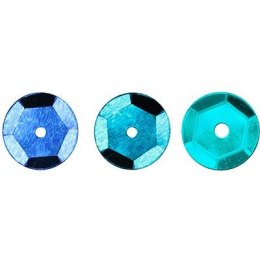 Cekiny Craft-Fun Series 8mm mix Titanum (BEF-008)