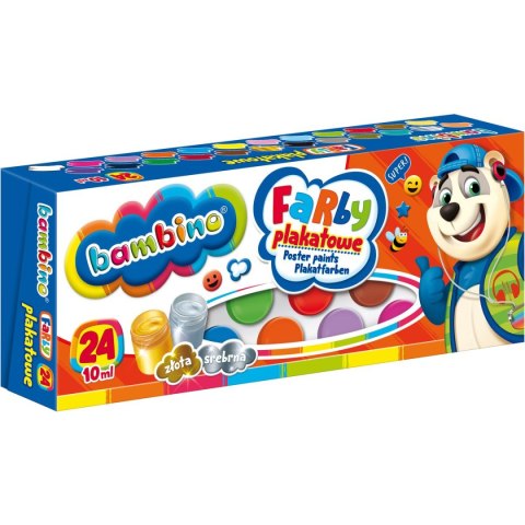 Farby plakatowe kolor: mix 10ml 24 kolor. St.Majewski (5903235002885) Farby plakatowe kolor: mix 10ml 24 kolor. St.Majewski (5903235002885)