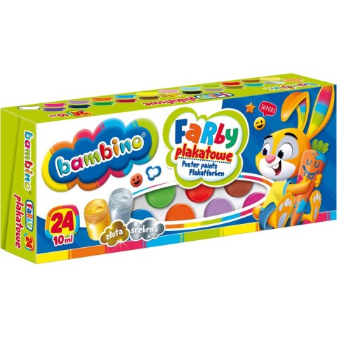 Farby plakatowe kolor: mix 10ml 24 kolor. St.Majewski (5903235002885) Farby plakatowe kolor: mix 10ml 24 kolor. St.Majewski (5903235002885)