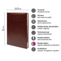 Kalendarz książkowy (terminarz) PREMIUM A5 Press (DZIENNY) Kalendarz książkowy (terminarz) PREMIUM A5 Press (DZIENNY)