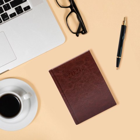 Kalendarz książkowy (terminarz) PRESTIGE A6 Press (tygodniowy) Kalendarz książkowy (terminarz) PRESTIGE A6 Press (tygodniowy)