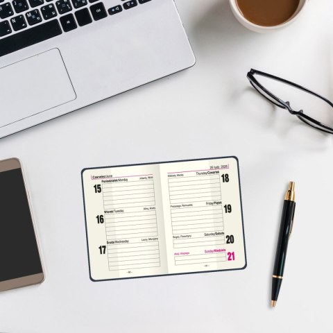 Kalendarz książkowy (terminarz) Premium Lux B7 Press (tygodniowy) Kalendarz książkowy (terminarz) Premium Lux B7 Press (tygodniowy)