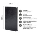 Kalendarz książkowy (terminarz) Premium Lux B7 Press (tygodniowy)