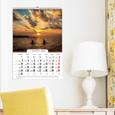 Kalendarz ścienny 16 stron wieloplanszowy A3 Press (PEJZAŻE) Kalendarz ścienny 16 stron wieloplanszowy A3 Press (PEJZAŻE)