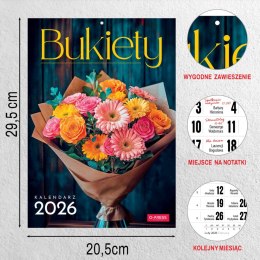 Kalendarz ścienny A4 BUKIETY A4 x 300mm Press (5904830713442)