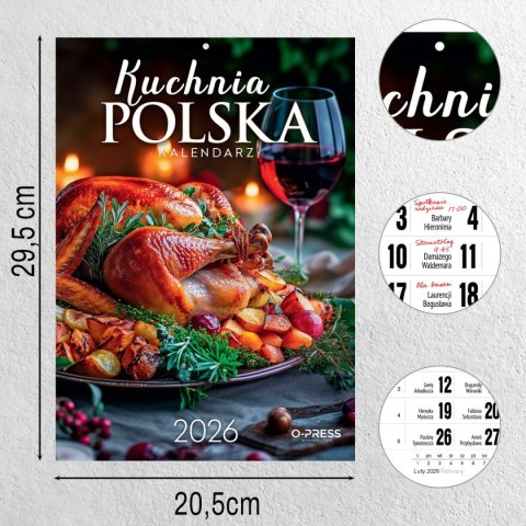 Kalendarz ścienny A4 KUCHNIA POLSKA A4 Press (5904830713428) Kalendarz ścienny A4 KUCHNIA POLSKA A4 Press (5904830713428)