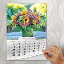 Kalendarz ścienny A4 KWIATY A4 x 300mm Press (5904830713466)