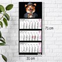 Kalendarz ścienny PIES 310mm x 790mm Press Kalendarz ścienny PIES 310mm x 790mm Press