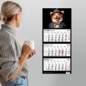 Kalendarz ścienny PIES 310mm x 790mm Press Kalendarz ścienny PIES 310mm x 790mm Press