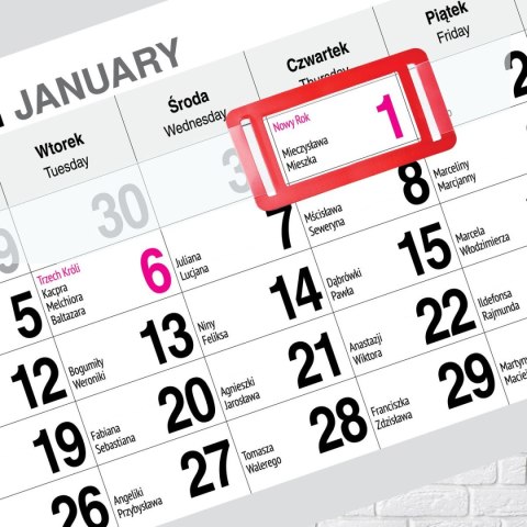 Kalendarz ścienny PREMIUM trójdzielny A4 Press (ŁÓDŹ) Kalendarz ścienny PREMIUM trójdzielny A4 Press (ŁÓDŹ)