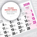 Kalendarz ścienny PREMIUM trójdzielny A4 Press (PIES)