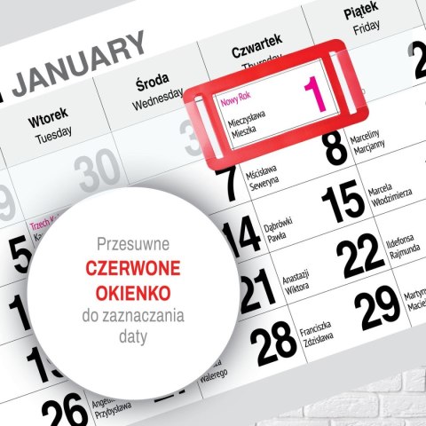 Kalendarz ścienny PREMIUM trójdzielny A4 Press (PIES) Kalendarz ścienny PREMIUM trójdzielny A4 Press (PIES)