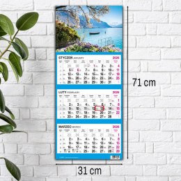 Kalendarz ścienny WIDOK 310mm x 790mm Press