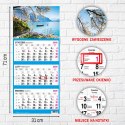 Kalendarz ścienny WIDOK 310mm x 790mm Press Kalendarz ścienny WIDOK 310mm x 790mm Press
