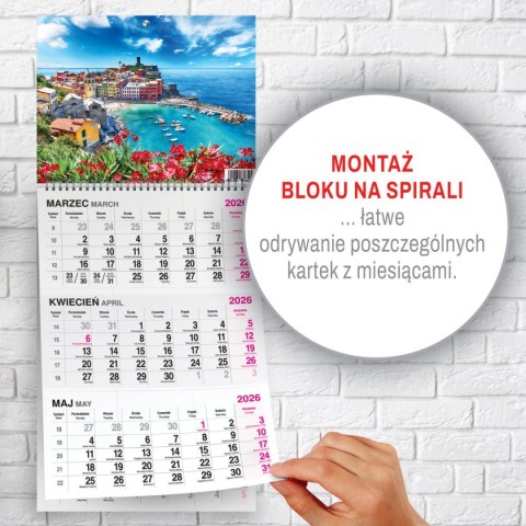 Kalendarz ścienny WIDOK 310mm x 790mm Press Kalendarz ścienny WIDOK 310mm x 790mm Press