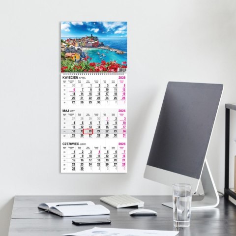 Kalendarz ścienny WIDOK 310mm x 790mm Press Kalendarz ścienny WIDOK 310mm x 790mm Press