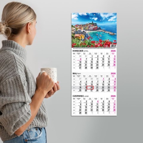 Kalendarz ścienny WIDOK 310mm x 790mm Press Kalendarz ścienny WIDOK 310mm x 790mm Press