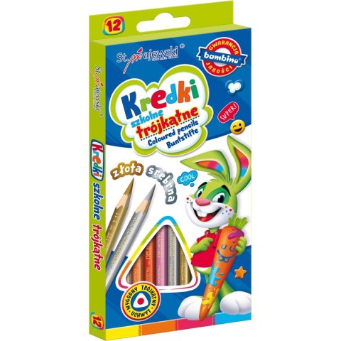 Kredki ołówkowe 12 kol. St.Majewski Kredki ołówkowe 12 kol. St.Majewski