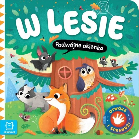 Książka dla dzieci W lesie. Otwórz i sprawdź! Aksjomat Książka dla dzieci W lesie. Otwórz i sprawdź! Aksjomat