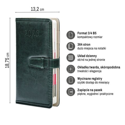 Organizer ORGANIZER 3/4 B5 (mix) Press (dzienny) Organizer ORGANIZER 3/4 B5 (mix) Press (dzienny)