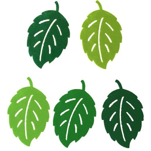 Ozdoba filcowa Craft-Fun Series Liście ażurowe Titanum (3629)