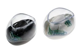 Spinacze standard w pudełku magnetycznym kolorowe 28mm 20 szt Titanum