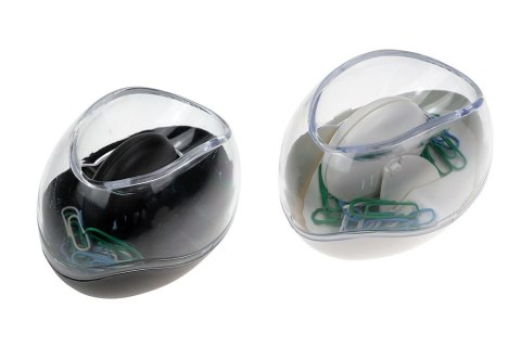 Spinacze standard w pudełku magnetycznym kolorowe 28mm 20 szt Titanum