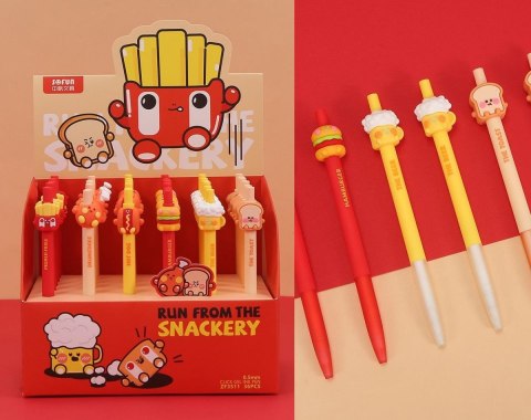 Długopis żelowy FAST FOOD wkład niebieski 0,5mm (ZF3511)