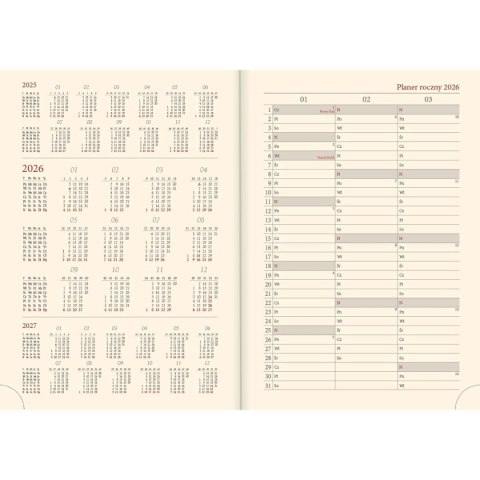 Kalendarz książkowy (terminarz) WYCINANKA B6 Lucrum (41DS) Kalendarz książkowy (terminarz) WYCINANKA B6 Lucrum (41DS)