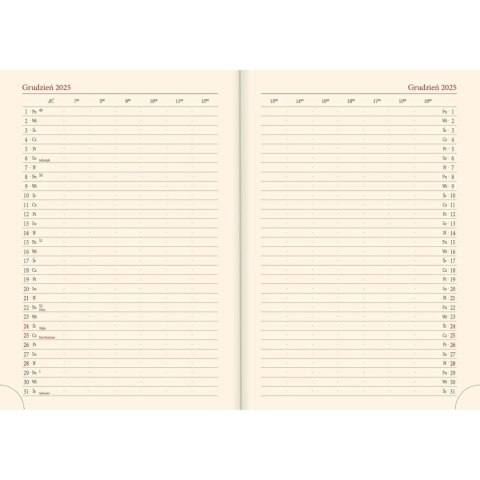 Kalendarz książkowy (terminarz) WYCINANKA B6 Lucrum (41DS) Kalendarz książkowy (terminarz) WYCINANKA B6 Lucrum (41DS)