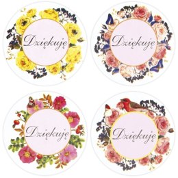 Naklejka (nalepka) Craft-Fun Series napis Dziękuję Naklejki na rolce Titanum (25JT002)