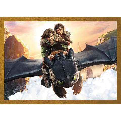 Puzzle Jak Wytresowac Smoka Podróże 4w1 el. Trefl (34678)