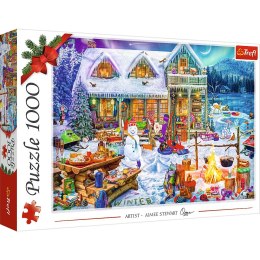 Puzzle Xmass Zimowy czas 1000 el. Trefl (10948)