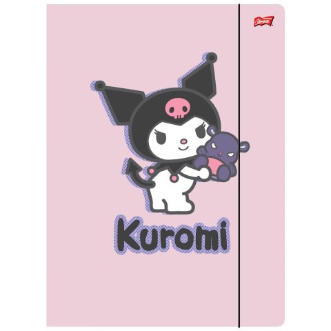 Teczka kartonowa na gumkę KUROMI A4 300g/m2 A4 mix 300g Unipap Teczka kartonowa na gumkę KUROMI A4 300g/m2 A4 mix 300g Unipap