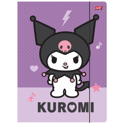 Teczka kartonowa na gumkę Kuromi A4 różne Unipap Teczka kartonowa na gumkę Kuromi A4 różne Unipap