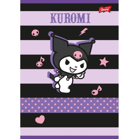 Zeszyt Kuromi A5 32k. linia Unipap Zeszyt Kuromi A5 32k. linia Unipap