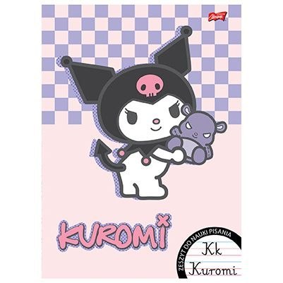 Zeszyt Kuromi do nauki pisania A4 32k. 70g podwójna linia kolor Unipap Zeszyt Kuromi do nauki pisania A4 32k. 70g podwójna linia kolor Unipap