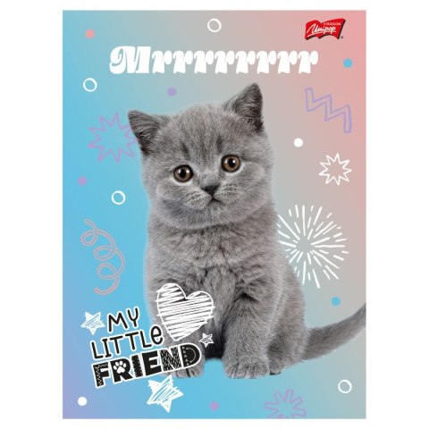 Zeszyt MY LITTLE FRIEND A5 32k. 70g krata Unipap Zeszyt MY LITTLE FRIEND A5 32k. 70g krata Unipap