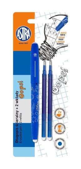 Długopis wymazywalny wymazywalny OPSS! niebieski 0,6mm Zenith