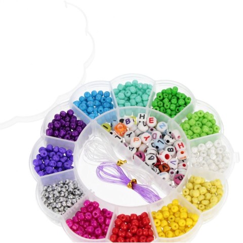 Koraliki dla dziewczynki Koraliki do nawlekania Mega Creative (543667)